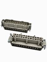 Conector de Alimentación Industrial de 24 Pines Serie HE-024, Macho/Hembra, ABS, Resistente, IP65, 500V, 16A, Enviado de Fábrica