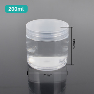 Cổ 50ml 100ml 120ml 150ml 200ml 250ml 8 oz Pet rõ ràng mỹ phẩm lọ kem Nhựa cơ thể chà <span class=keywords><strong>container</strong></span> với nắp trong suốt - Product Image 6