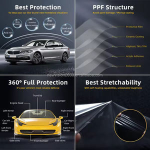Revestimiento Transparente Hidrofóbico, Película TPH Brillante que Cambia <span class=keywords><strong>de</strong></span> Color, <span class=keywords><strong>Protección</strong></span> <span class=keywords><strong>Solar</strong></span> UV/Infrarroja, <span class=keywords><strong>Vinilo</strong></span> para Envolver el Automóvil en su Totalidad - Product Image 4