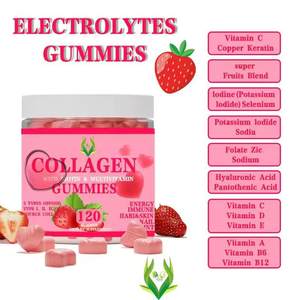 Gomitas de Colágeno con Biotina Personalizadas de Fábrica, Aumentan la Energía, Promueven la Salud Intestinal, Suplemento Nutritivo - Product Image 3