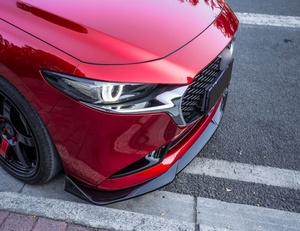 Welta - Divisor Delantero de <span class=keywords><strong>3</strong></span> Piezas Sin Corte, Resistente a Arañazos, para Mejorar la Fuerza Descendente, para <span class=keywords><strong>Mazda</strong></span> <span class=keywords><strong>3</strong></span> <span class=keywords><strong>Sedan</strong></span> Axela <span class=keywords><strong>2022</strong></span> - Product Image 6