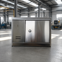 Armoire de rangement pour chaussures d'employés en acier inoxydable, avec porte personnalisable, pour atelier propre