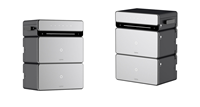 Système de stockage d'énergie solaire 1600W-2400W, batterie LiFePO4 hybride connectée au réseau, conception empilable, surveillance intelligente par application, IP65, CAN