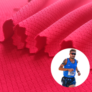 Thoáng khí Wicking 100 Polyester dệt kim vải chim mắt lưới vải cho thăng hoa in - Product Image 1