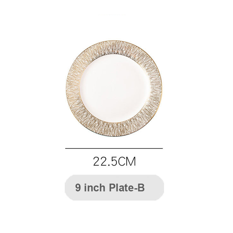 9 pouces Plate-B