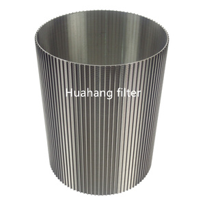 Elemento filtrante de alambre de cuña de acero inoxidable resistente a la corrosión de alta precisión de filtración para filtración de líquidos - Product Image 2