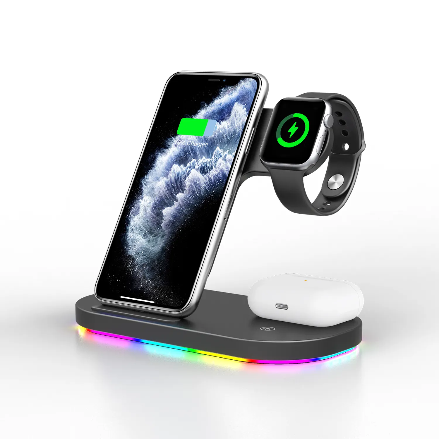 Max High Quality Guany Z7S 15W Max Fast 3 IN 1 Universal Wireless Charger Charging Station For Home Work Office Work