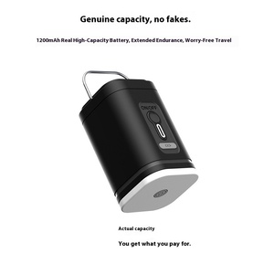 Micro pompe à air rechargeable portable pour l'extérieur avec pompe à air électronique Compresseur d'air automobile Pompe de gonflage des pneus et éclairage - Product Image 2