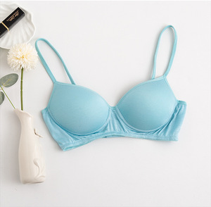 Sujetador de Seda 100% Morera <span class=keywords><strong>para</strong></span> Mujer, <span class=keywords><strong>Bralette</strong></span> sin Varillas, Camisola de Seda Hilada Transpirable, Ropa Interior Cómoda <span class=keywords><strong>para</strong></span> <span class=keywords><strong>Adolescentes</strong></span> y Niñas - Product Image 5