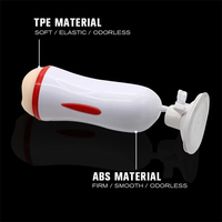 Dual-Channel Vaginal- und Anal-Masturbationsbecher, Penispumpe, Eicheltrainer, Sexspielzeug, Erotikprodukt-Maschine