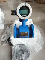 Débitmètre de liquide numérique personnalisable RS485 MODBUS électromagnétique en acier inoxydable, précision +/-0,5%, support OEM, garantie 3 ans