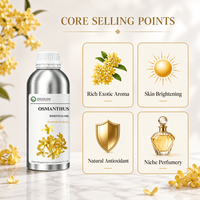 Huile d'Osmanthus (Osmanthus Fragrans) pour stimuler la concentration, clarté mentale, arôme pour le bureau et l'étude