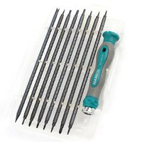 Offre Spéciale : Kit d'outils manuels personnalisable OEM, jeu de 9 embouts de tournevis de précision Phillips de qualité industrielle avec finition chromée