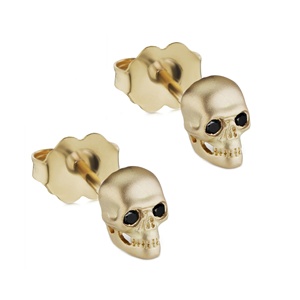 LOZRUNVE stile unico placcatura Mini <span class=keywords><strong>teschio</strong></span> <span class=keywords><strong>orecchini</strong></span> a bottone 925 <span class=keywords><strong>argento</strong></span> - Product Image 6