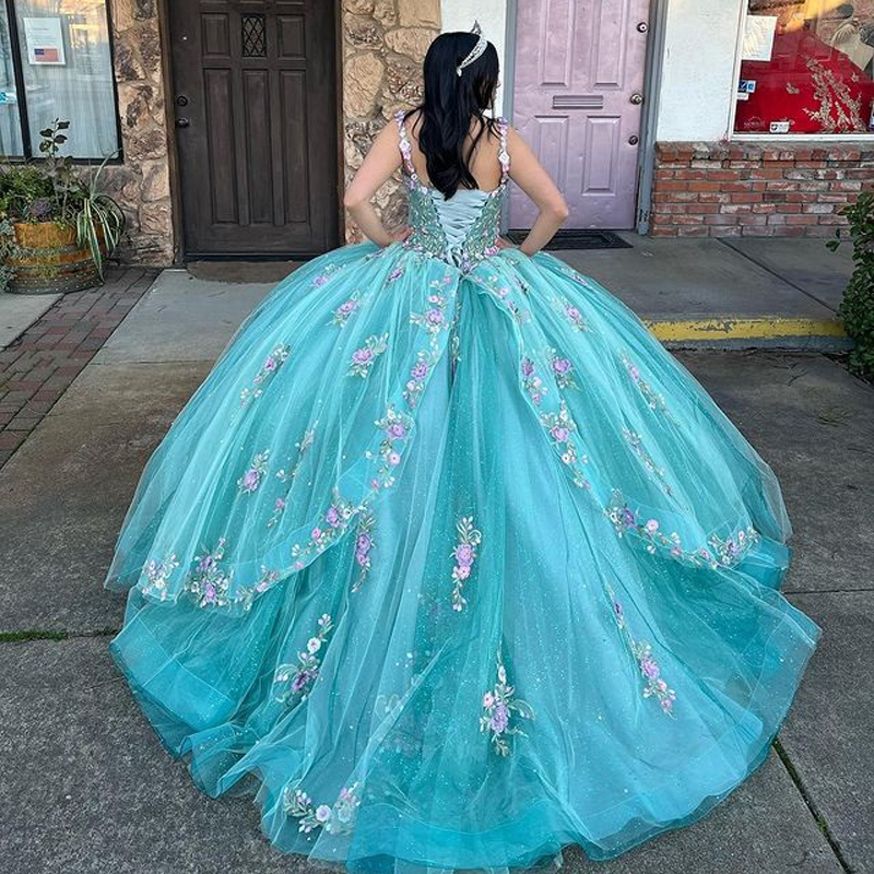 princess polly baby blue dress Sequin Glitter Asymmetric Mermaid Dress main image 0