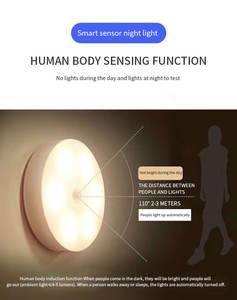 مصباح ليلي LED صغير لدرج الرواق بأضواء LED LED LED LED PIR - Product Image 5