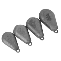 Plombs de pêche en fonte en forme de cœur durables 150g-300g, écologiques et sans plomb, pour canne à pêche