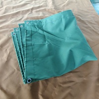 Bâche en toile de polyester siliconée, imperméable, ignifuge, résistante aux UV, 500 g/m², bâche robuste pour le camping