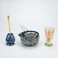 Nouveau design – Bol à matcha en céramique Klin Change – Kit de matcha premium unique avec emballage en boîte