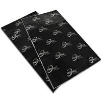 Tapis insonorisant INPHIC 2 mm pour automobiles, caoutchouc butyle, feuille d'aluminium hydrophile, amortissement des vibrations, stable haute/basse fréquence