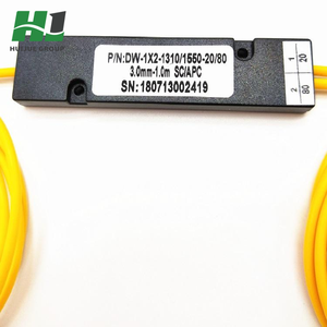 Boîtier ABS FTTH HJ Factory Direct avec <span class=keywords><strong>coupleur</strong></span> FBT et connecteur 1x2 SC UPC, répartiteur de <span class=keywords><strong>fibre</strong></span> <span class=keywords><strong>optique</strong></span> monomode pour CATV - Product Image 2