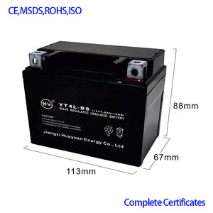 Precios de Baterías de Plomo Ácido para Motocicletas Moto Parts 12v 4ah <span class=keywords><strong>Bateria</strong></span> YT4L - Product Image 4