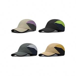 Gorra de Correr de Lona de Secado Rápido Impermeable de 5 Paneles al por Mayor, Diseño Personalizado, Gorra de Verano para Deportes al Aire Libre y Campamento - Product Image 2