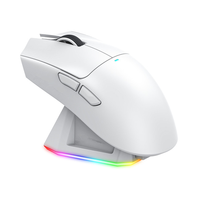 Wireless Mouse Three Mode 2.4G  RGB With Magnetic Charging Dock DPI22000