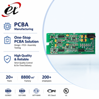 Carte électronique PCBA pour thermostat intelligent automobile, assemblage SMT, contrôle de température, carte FR-4, épaisseur de la carte 2,0 mm