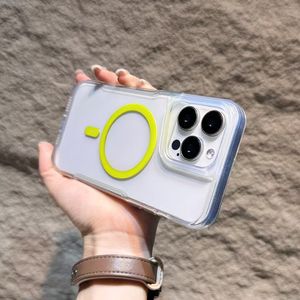 Hot Deals Magnetic Transparent Safe Wireless Charger Mag Cell Phone Case Anti Yellow Mobile Phone Back Cover para Vivo x27 pouch - Product Image 4