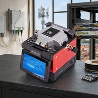 Soudeuse à fibre optique intégrée FTTH 3-en-1 avec alignement cœur à cœur, écran tactile et batterie Li-ion