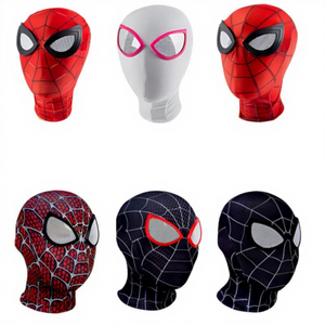 Máscara de Cosplay de <span class=keywords><strong>SpiderMan</strong></span> para Adultos con Protector Facial de Poliéster Transpirable para Fiestas de Halloween - Product Image 3