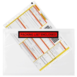 Lista de embalaje personalizada, tamaño de sobres, bolsas de envío adhesivas transparentes - Product Image 2