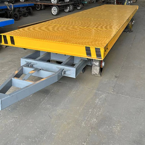 Xe kéo phẳng được sử dụng để vận chuyển hàng hóa trong khu vực nhà máy bằng cách sử dụng xe tải phẳng chuyển - Product Image 1