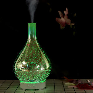 Diffuseur d'arômes ultrasonique Mini Wood Grain 100 ml avec lumière LED pour la maison et le bureau - Product Image 5