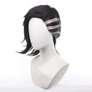 วิกผมคอสเพลย์ Tokyo revengers 40cm ยาวปานกลางสีดำผสม kokonoi <span class=keywords><strong>Hajime</strong></span> วิกผมสังเคราะห์อะนิเมะทนความร้อน - Product Image 4