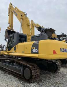 Excavatrice sur chenilles Komatsu PC450 d'occasion, 45 tonnes, d'origine japonaise, en bon état - Product Image 2