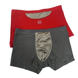 <span class=keywords><strong>Boxer</strong></span> <span class=keywords><strong>Uomo</strong></span> Anti-Radiazioni in Tessuto Traspirante con Fodera in Fibra d'Argento e Modal Spandex Super Confortevole - Product Image 5