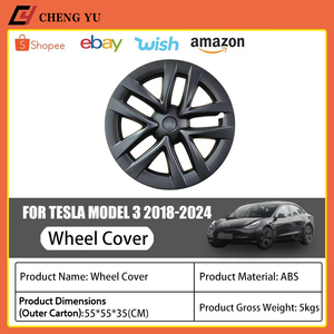 Enjoliveurs de roue de haute qualité, enjoliveurs de roue de 18 pouces, enjoliveurs à clipser, ensemble de remplacement de 4 enjoliveurs, accessoires de voiture pour Tesla Model 3 - Product Image 2