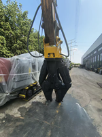 Cisaille et coupe-hydrauliques rotatives MONDE 360 pour excavatrice, système à double axe, barres parallèles, pour démolition d'acier de construction