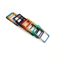 Protège-cartes RFID anti-vol en TPU à paillettes multicolores, 35pt, sans support rigide, antichoc, style clip