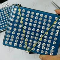 HPHT CVD DEF Lab yetiştirilen elmas 0.13-5CT süper beyaz gevşek hiçbir IGI sertifikası üst VVS-SI geçiş testi DIY düğün takısı kadın erkek