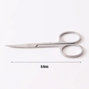 Forbici <span class=keywords><strong>per</strong></span> <span class=keywords><strong>Cuticole</strong></span> in Acciaio Inossidabile Curvate e Affilate con Logo Laser, Fornitore di Fabbrica con MOQ Basso - Product Image 2