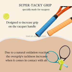 KEET Durable Tacky Tennis Raqueta Overgrip Mezcla de colores Badminton Grip <span class=keywords><strong>Padlle</strong></span> Overgrips - Product Image 3