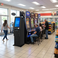Oyuncu Kartı Bozukluk Değiştirme Şarj Makinesi Hediye Kartı Dağıtım Kiosku Beceri Oyunu Kabini için Bulut İzleme Sistemi