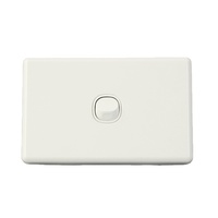 Prises et interrupteurs électriques muraux en plastique blanc ELMAK certifiés SAA, norme australienne 16A 250V, Slimline 10A