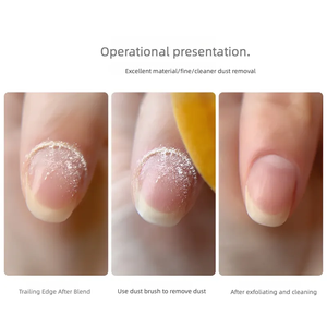 <span class=keywords><strong>Brosse</strong></span> à ongles acrylique en gel anti-poussière à tête ronde outil de nettoyage doux enlever la poudre de manucure brosses à ongles pour le nettoyage - Product Image 6