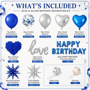 <span class=keywords><strong>Decoraciones</strong></span> <span class=keywords><strong>de</strong></span> Globos <span class=keywords><strong>para</strong></span> Fiesta <span class=keywords><strong>de</strong></span> <span class=keywords><strong>Cumpleaños</strong></span> Azul Plateado al por Mayor, Pancarta <span class=keywords><strong>de</strong></span> <span class=keywords><strong>Feliz</strong></span> <span class=keywords><strong>Cumpleaños</strong></span>, Globos <span class=keywords><strong>de</strong></span> Corazón, Globos <span class=keywords><strong>de</strong></span> Estrella Explosivos - Product Image 2
