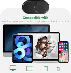 Cubierta protectora de <span class=keywords><strong>webcam</strong></span> para portátil ultrafina de metal de 0.023 pulgadas con logotipo personalizado - Product Image 5