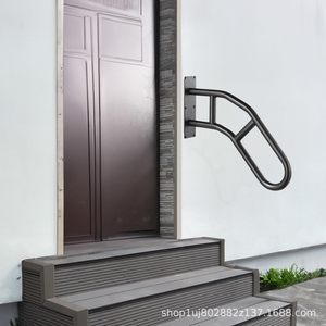 Rampe d'escalier extérieure Lingding 57x8x45cm en fer, fixation murale, pour personnes âgées et handicapées - Product Image 2